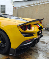 Ferrari F8 Tributo & Spider 2020 2021 2022 2023 with Aftermarket Parts - M Style Rear Spoiler Carbon Fiber / FRP from Aero Republic